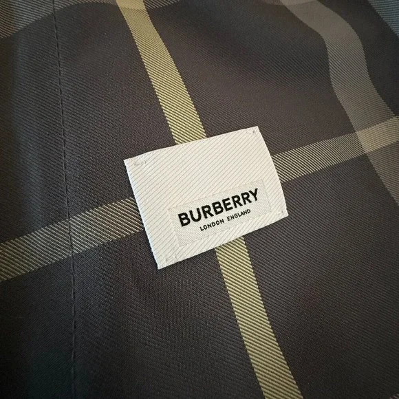 Burberry Men's STANFORD Checked Hooded Jacket, Coat, Authentic, 8084224, XL